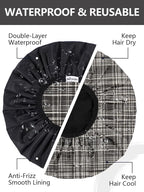 Years calm Men Shower Cap Reusable Waterproof, Dual-Layer Design, Double-Sided - Image 2