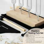 Tuning Forks for Healing Set – 128 Hz, 136.1 Hz, 256 Hz, 384 Hz Sound Healing - Image 2