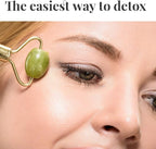 Natural Jade Roller– Gua Sha – Lymphatic Drainage Tool - Image 5