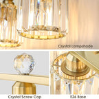 2-Light Gold Bathroom Light Fixtures, Modern Bathroom Vanity Lights Fixture - Image 3
