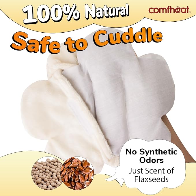 Microwave Heating Pad for Pain Relief, Moist Heat Pack Hot Compress for Period - Image 3