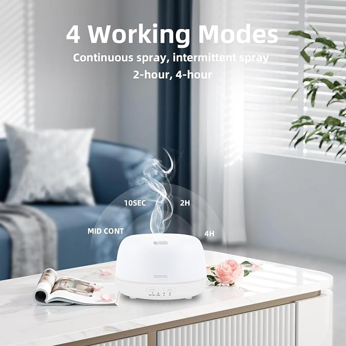 SEEDSEEL 300ML Essential Oil Diffuser - Image 6