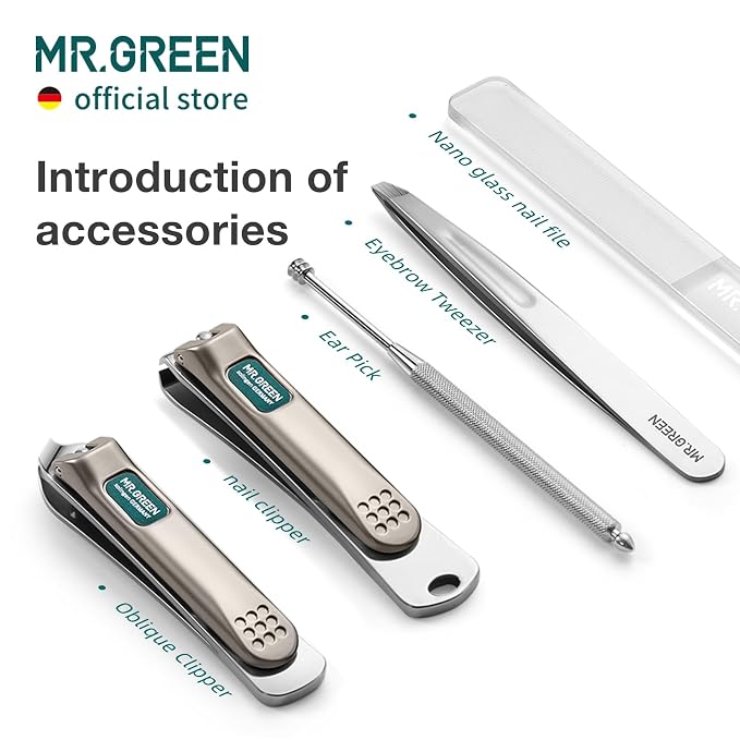 MR.GREEN Colorful Manicure Set Practical Pedicure Kits Nail Clippers Personal - Image 4