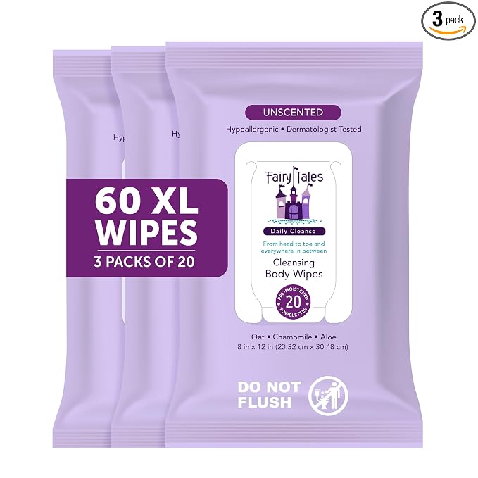 Fairy Tales Daily Cleanse XL Wipes by FairyTales
