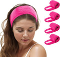 TopTie 4PCS Spa Facial Headband Skincare Makeup Head Wrap Adjustable Terry by TOPTIE