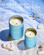 M&SENSE Sea Salt Vanilla Scented Candles Large Beach Candle, Natural Soy Summer - Image 3