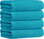 JML Bath Towel, Microfiber Bath Towels Set, 4 Pack - Image 2