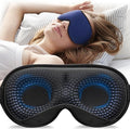 YFONG Weighted Sleep Mask, Women Men 3D Eye Mask Blocking Lights Sleeping Mask by YFONG