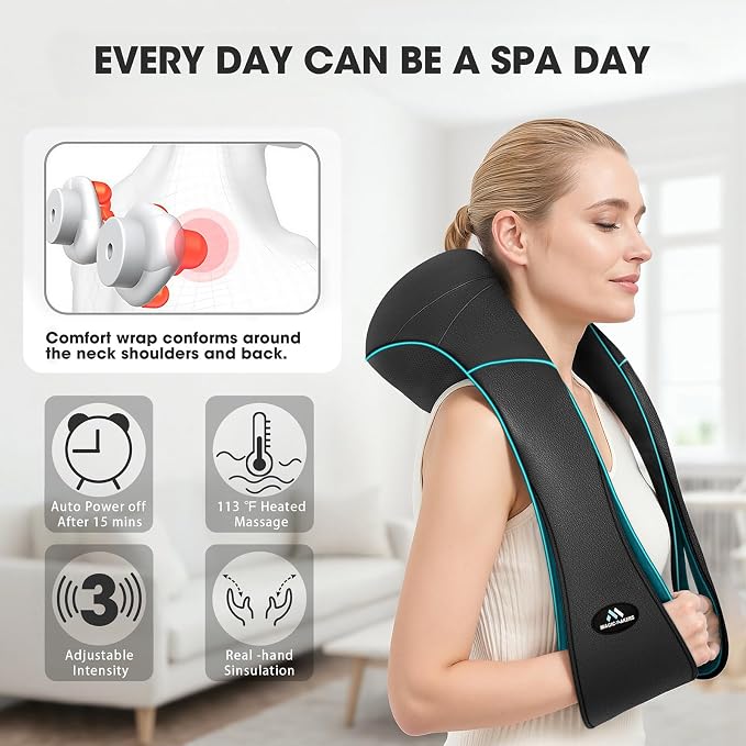 MagicMakers Shiatsu Neck Massager - Image 4