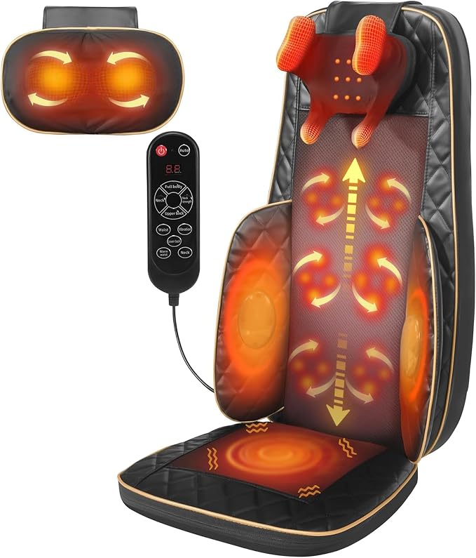 Neck and Back Massager with Heat by Unknown