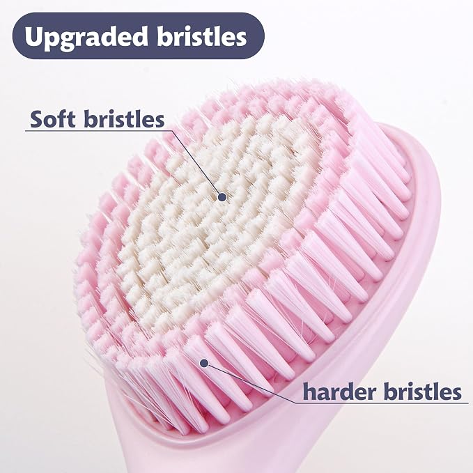 BEDELITE Back Scrubber for Shower, Soft Bath Brush Long Handle for Men & Women - Image 4