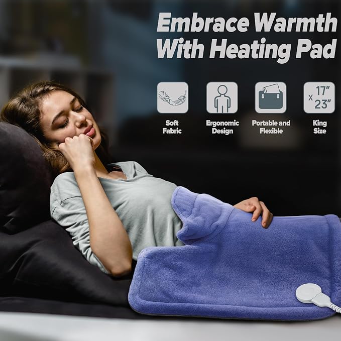 Mothers Day Gifts for Mom, Heating pad for Neck, 3X Deeper Pain Relief - Image 8