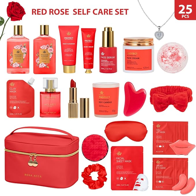 25 Pcs Mother's Day Gift, Hydrating Skin Care Set, Home Spa Self Care Gifts - Image 2