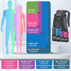 BOGI Microfiber Travel Sports Towel-Quick Dry Soft Lightweight Absorbent Compact - Image 2