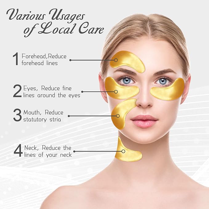Permotary 30 Pairs Crystal Collagen Under Eye Mask - Image 4