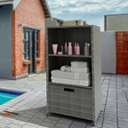 HOOYEAH Pool Towel Rack Outdoor, Waterproof PE Plastic Rattan Wicker Pool - Image 5