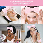 CIEHER 12 PCS Pink Makeup Headband - Image 4