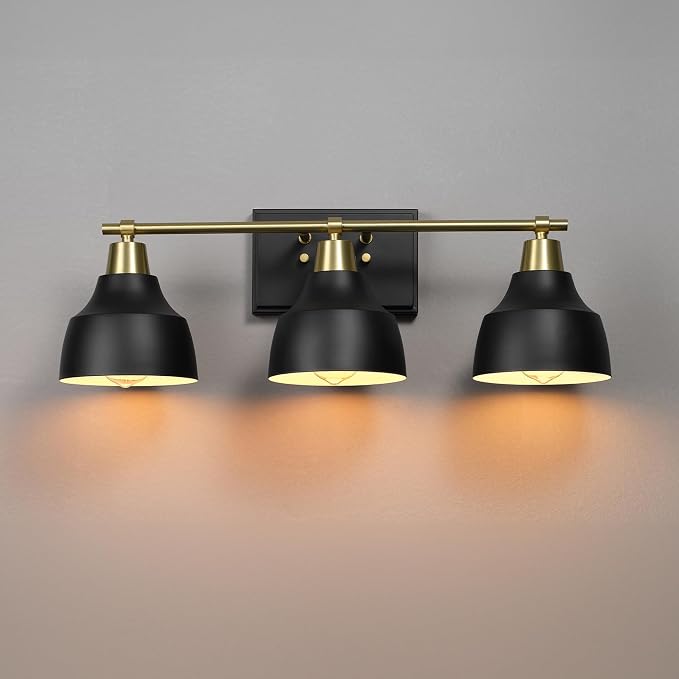 Globe Electric 63000204 5-Piece All-in-One Bathroom Accessory Set, 3-Light - Image 4