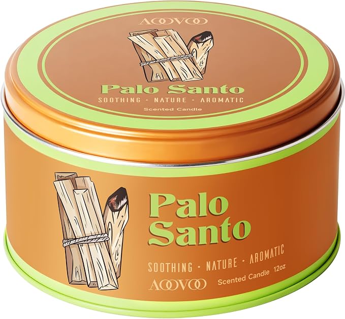 AOOVOO Palo Santo Candle for Meditation & Cleansing - Image 8