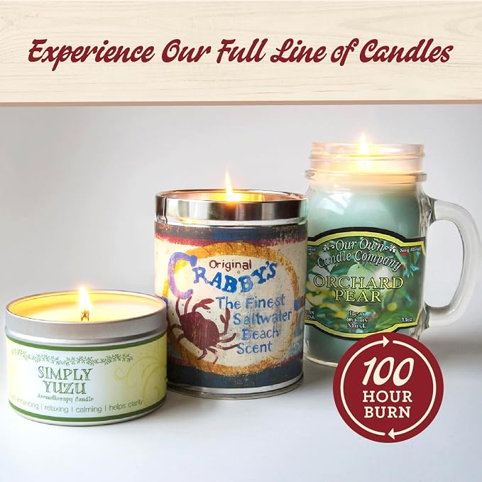 Our Own Candle Company, Mango Smoothie Scented Mason Jar Candle, 100 Hour Burn - Image 6