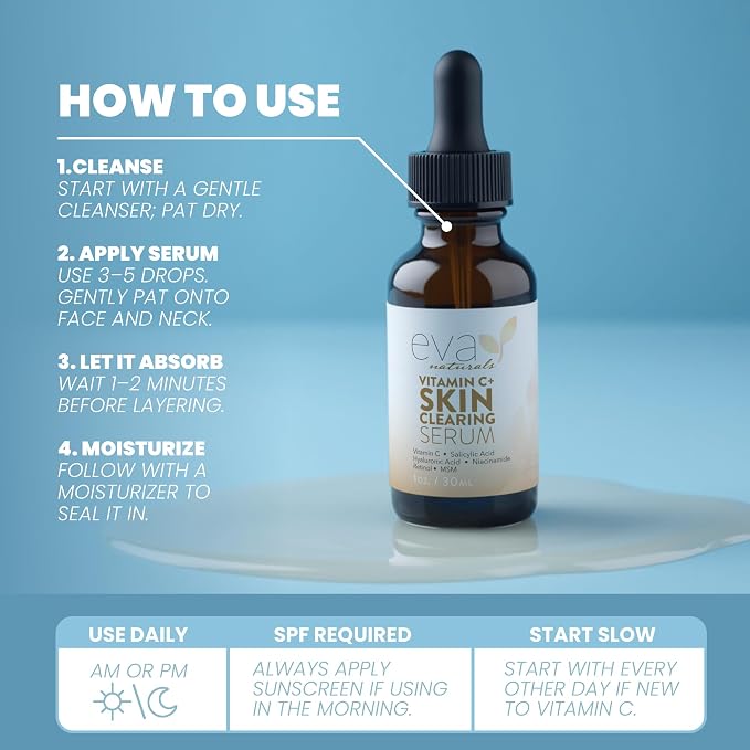 Vitamin C Serum for Face with Retinol & Salicylic 0.83% + Hyaluronic | Skin - Image 6