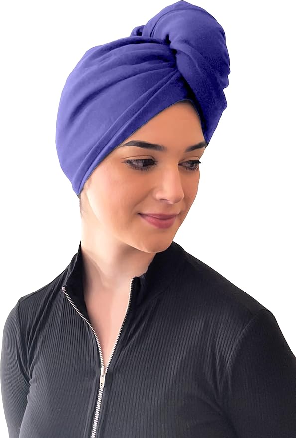 Elizabeth Roberts 100% Cotton T Shirt Hair Towel Wrap Plopping Essential Turban - Image 2