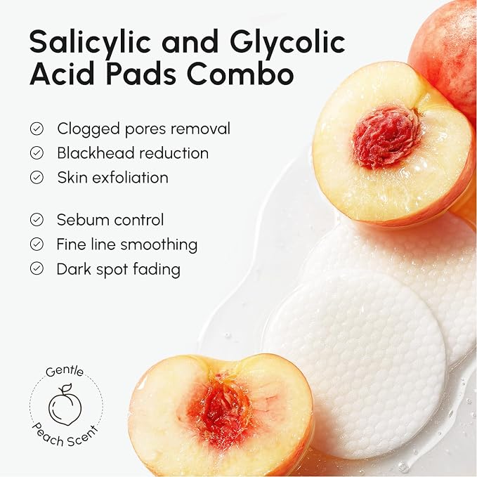 MAREE Glycolic Acid Pads & 2% Salicylic Acid – Toner Pads - Image 4