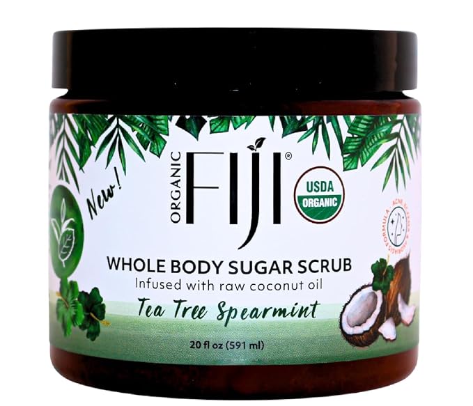 Organic Fiji Coconut Oil Infused Sugar Scrub by OrganicFiji
