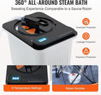 Happybuy Portable Steam Sauna Tent Full Size, Visible Window, Home Spa Sauna - Image 4