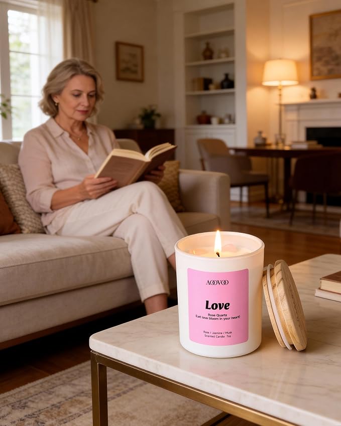 AOOVOO Mothers Day Candles Set for Mom - Image 2