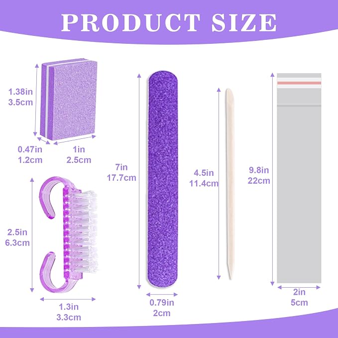 20 Sets Disposable Manicure Kit Basics 4 Piece Nail Kit - Image 6
