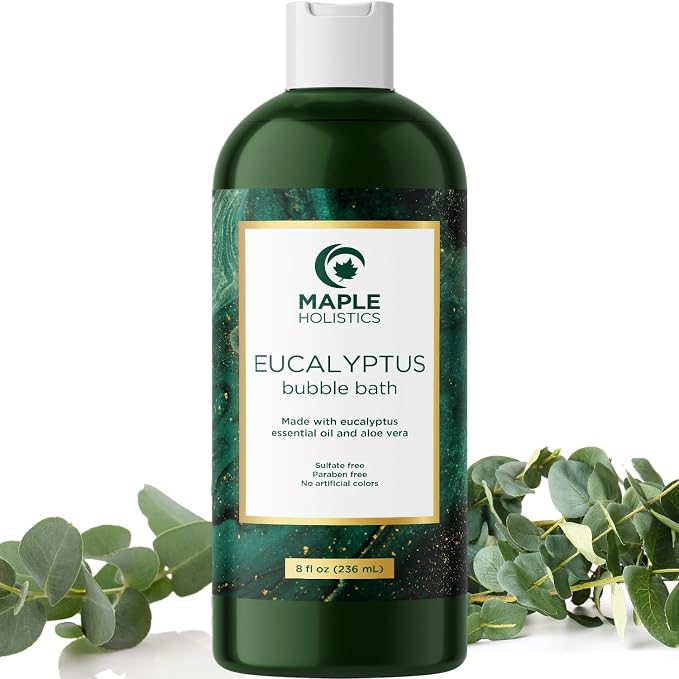 Premium Eucalyptus Bubble Bath Soap by MapleHolistics