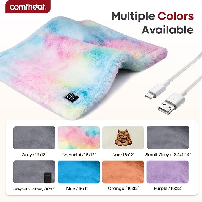 USB Heating Pad, 5V Heated Travel Pads, 3 Heat Settings & Auto Shut Off - Image 6