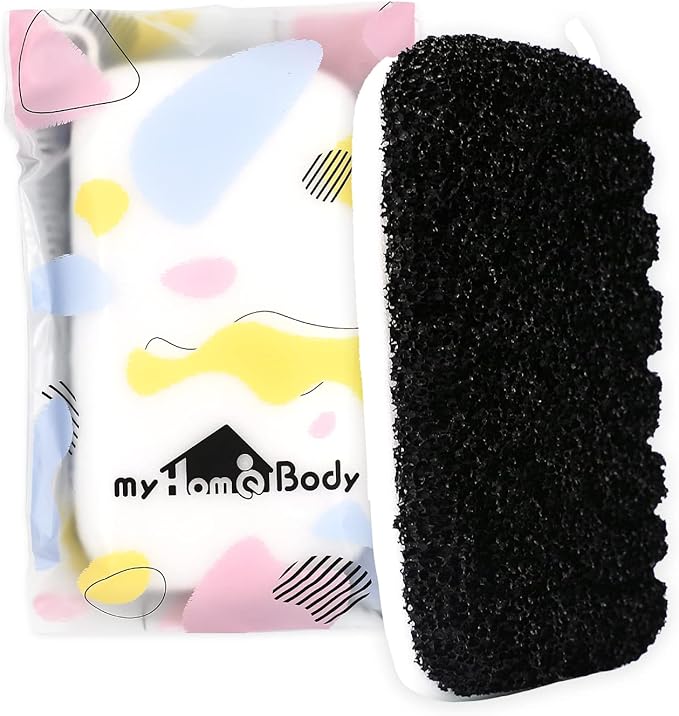myHomeBody Extra Exfoliating Body Scrubber, Bath Sponge by myHomeBody