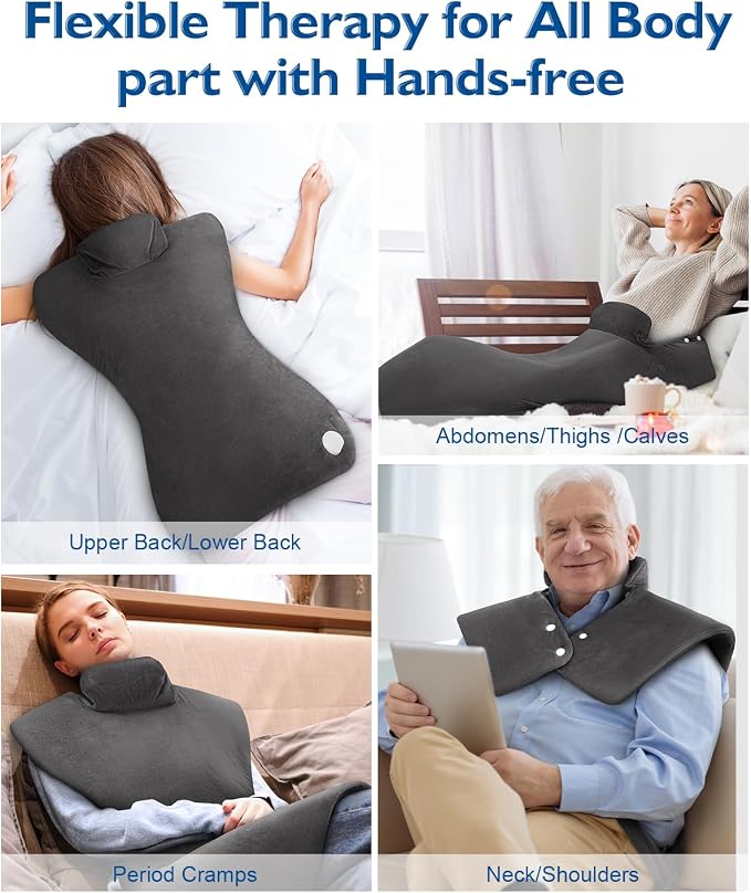 Mothers Day Gifts, Heating Pad for Neck Shoulders Back, Large 24''*37'' Heat - Image 4
