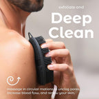 MainBasics Silicone Body Scrubber Dual-Sided Shower Loofah and Exfoliator - Image 5