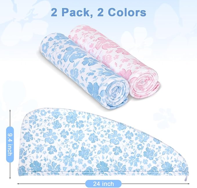 Unicorn Castle Microfiber Hair Towel - Image 7