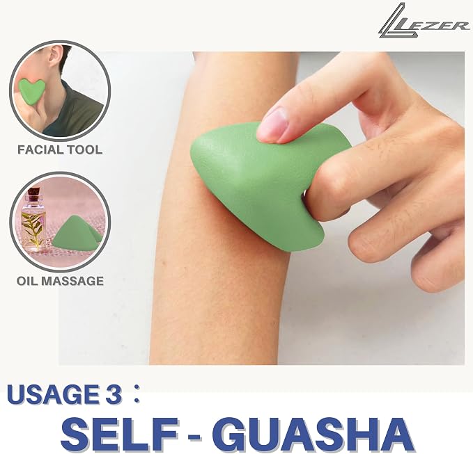 LEZER Large Trigger Massage Point, Manual Massage Ball, Hip Hook, Muscle Knot - Image 6