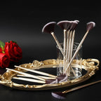 9 Pieces Facial Fan Mask Brushes, Soft Facial Applicator Brushes Tools - Image 5