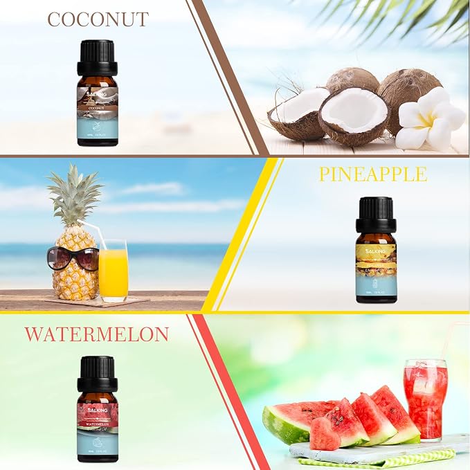 SALKING Summer Fragrance Oils Set, Premium Essential Oils Gift Set - Image 4