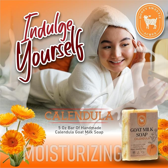 Honey Sweetie Acres Calendula Goat Milk Soap - Image 7