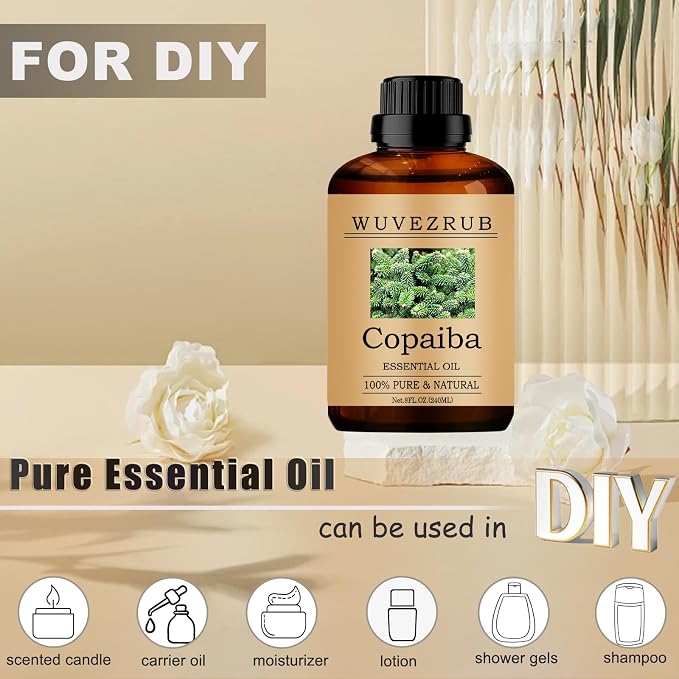 Copaiba Essential Oils, 240ML Pure and Natural Essential Oil - Image 3