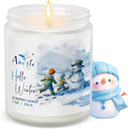 Hello Winter Candle | Fresh Citrus & Jasmine Scented Soy Candles by Auelife