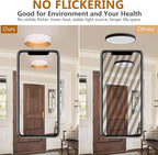 Bargeni LED Ceiling Light Fixture, 12.5 inch Flush Mount Light Fixture - Image 9