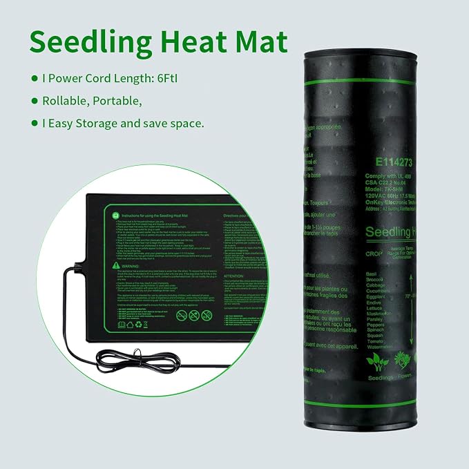 Upgrade Version 4PK Seedling Heat Mat - Image 8