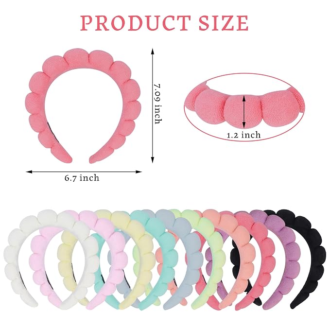 10 Pcs Spa Headband Bulk for Women Makeup Headband for Washing Face - Image 2