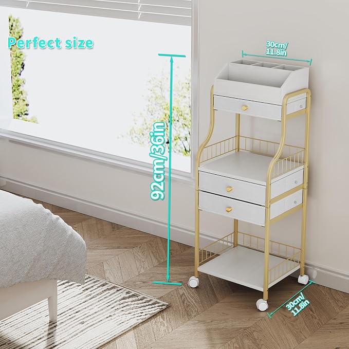 HapiRm Floor Makeup Organizer Storage - Image 3