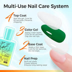 Gel Base and Top Coat Set, UV LED Nail Lamp Required - Image 8