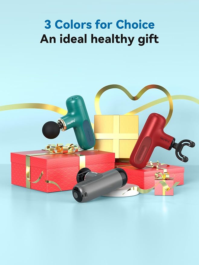 HEYCHY Super Mini Massage Gun, Percussion Deep Tissues Muscle Massager - Image 6