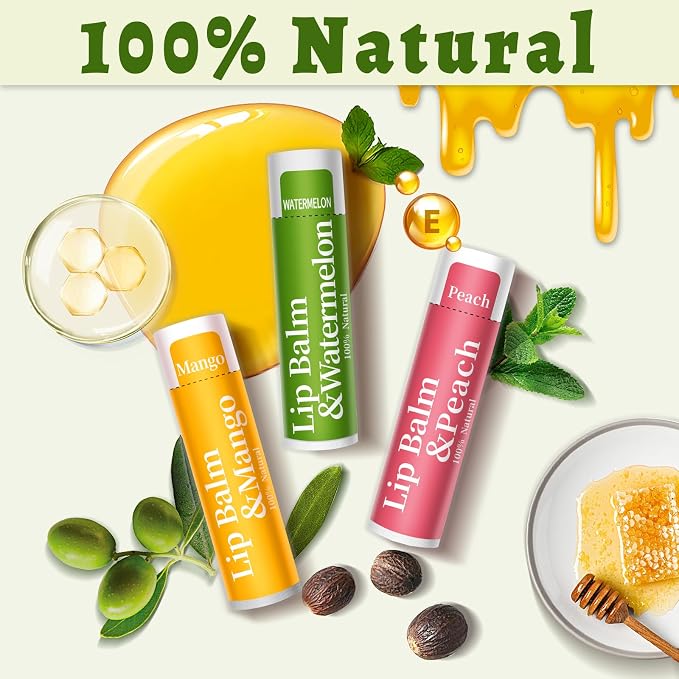 RBUGR 168 Pcs Lip Balm Bulk, 12 Flavored Lip Balm Pack - Image 3